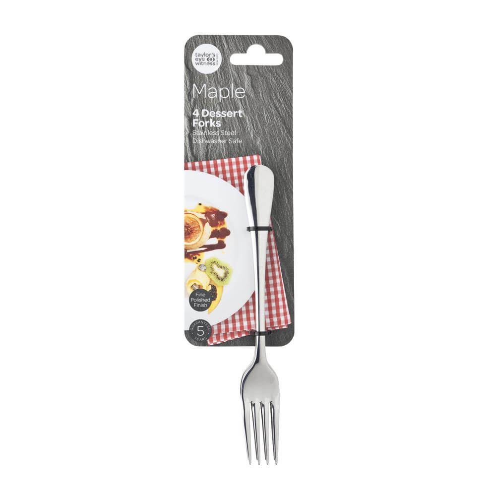 Taylor Eye Witness Maple Set of 4 Dessert Forks